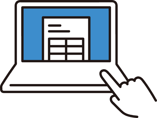 「AI診断であなたの業務最適化プランを提案」を表現したイラスト